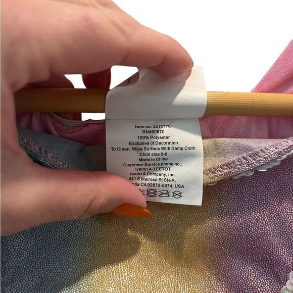 🦄 Pink Unicorn Fairy Princess Dress-Up Costume - Picture 4 of 10